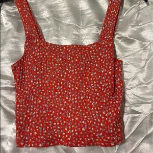 floral American eagle tank top